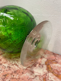 Large Vintage Green Empoli Glass Vase | Antique & Vintage | Moonee Ponds Antiques | Australia Wide Delivery
