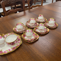 Royal Albert "Old English Rose" 21 pcs Tea Set Made In England