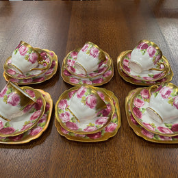 Royal Albert "Old English Rose" 21 pcs Tea Set Made In England
