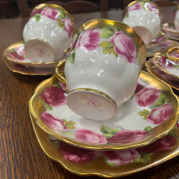 Royal Albert "Old English Rose" 21 pcs Tea Set Made In England