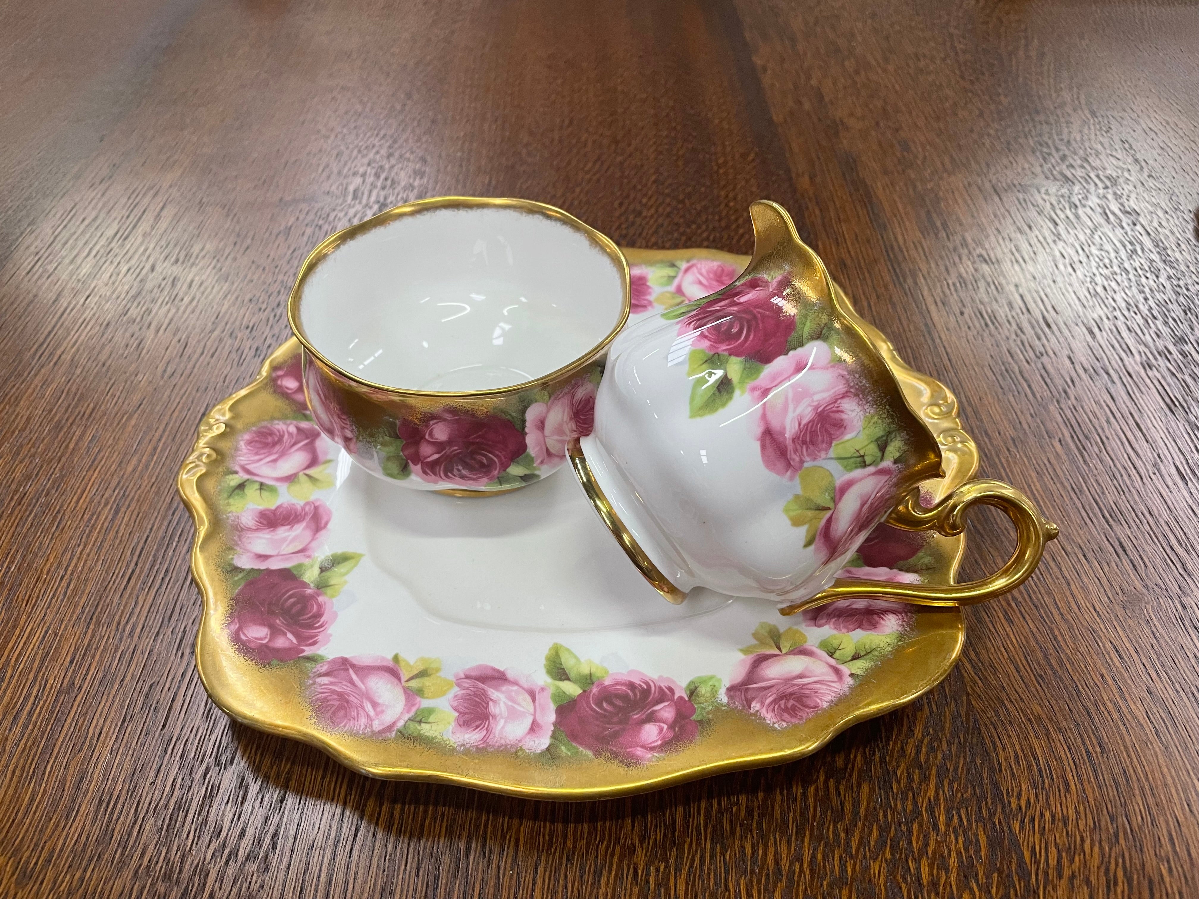 Royal Albert "Old English Rose" 21 pcs Tea Set Made In England | Antique & Vintage | Moonee Ponds Antiques | Australia Wide Delivery