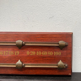 Antique Billiards / Snooker Score Rack