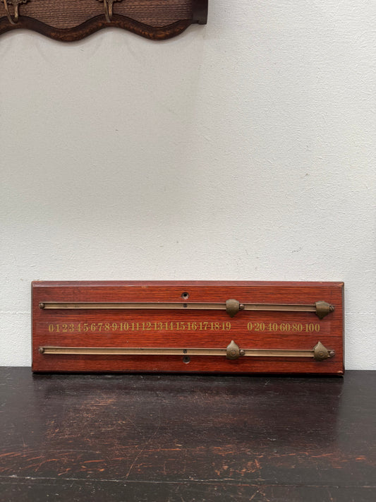 Antique Billiards / Snooker Score Rack