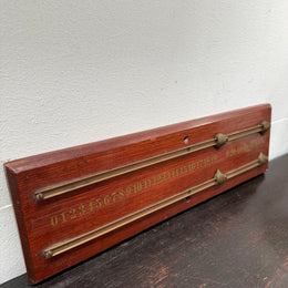 Antique Billiards / Snooker Score Rack