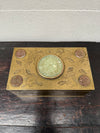 Antique Chinese Engraved Brass Trinket Box | Antique & Vintage | Moonee Ponds Antiques | Australia Wide Delivery