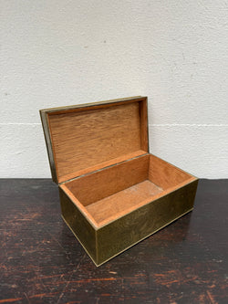 Antique Chinese Engraved Brass Trinket Box | Antique & Vintage | Moonee Ponds Antiques | Australia Wide Delivery