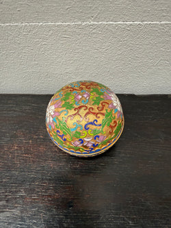 Pretty Vintage Chinese Cloisonne Trinket Box | Antique & Vintage | Moonee Ponds Antiques | Australia Wide Delivery