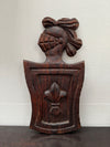 Vintage Medieval Style Hand Carved Wood Plaque | Antique & Vintage | Moonee Ponds Antiques | Australia Wide Delivery