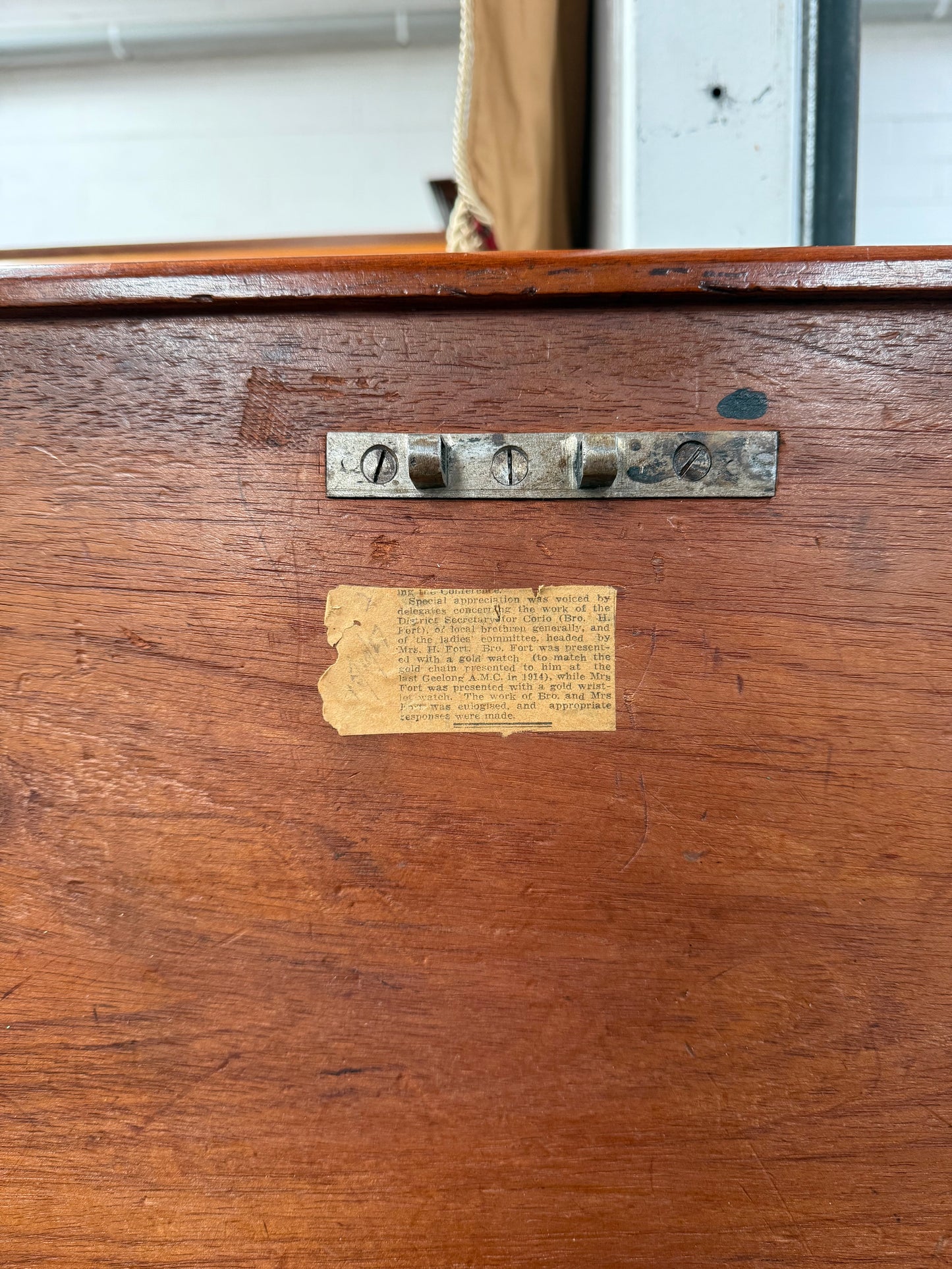 Australian Colonial Cedar Post Masters Desk
