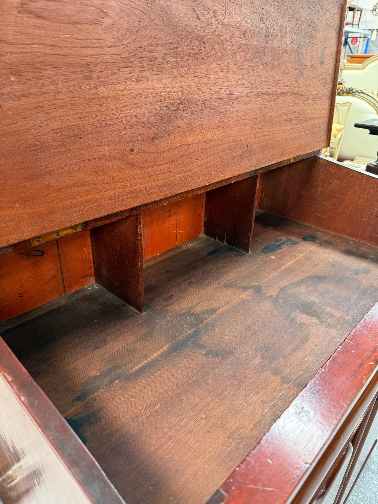 Australian Colonial Cedar Post Masters Desk