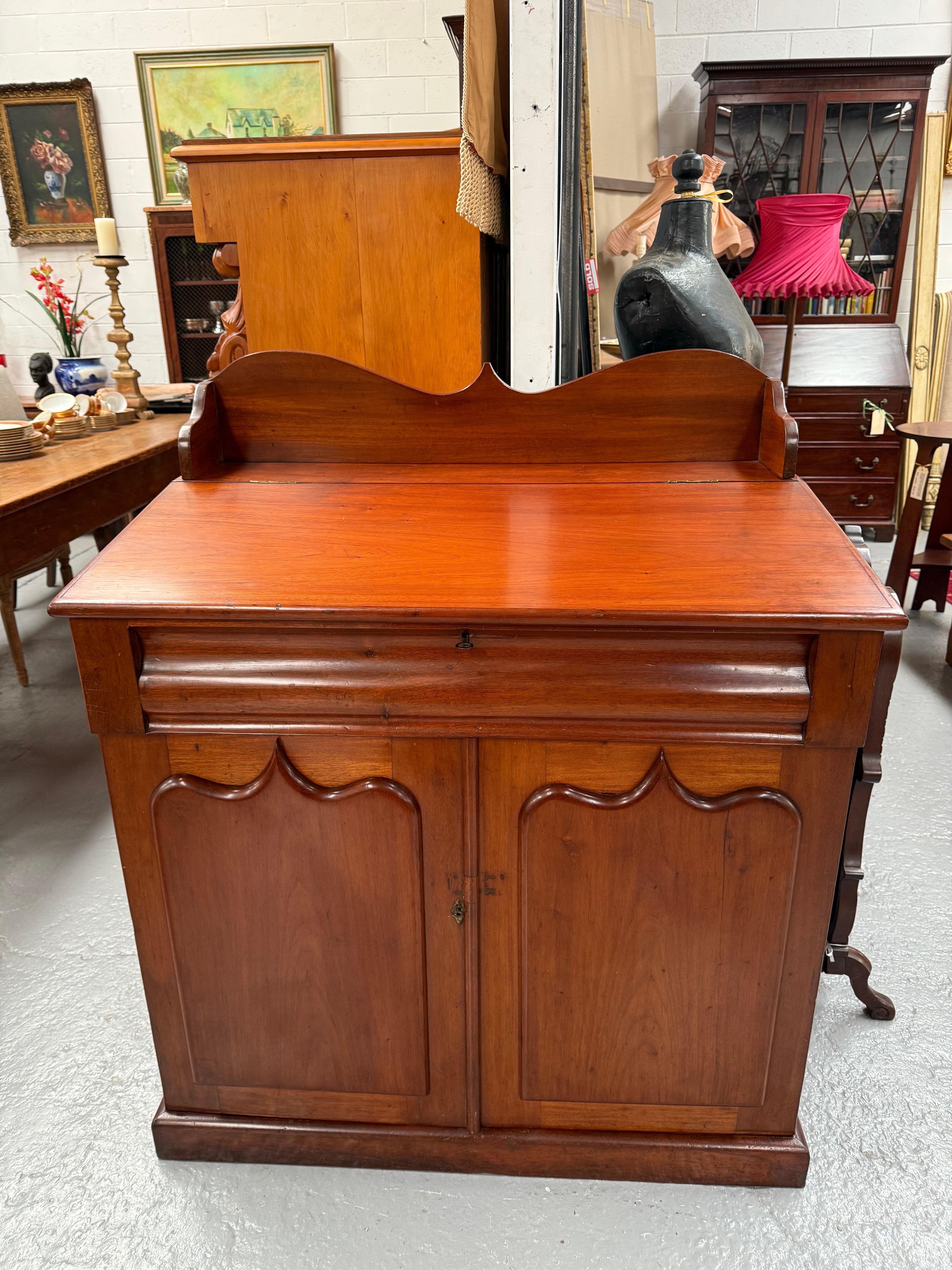 Australian Colonial Cedar Post Masters Desk | Antique & Vintage | Moonee Ponds Antiques | Australia Wide Delivery