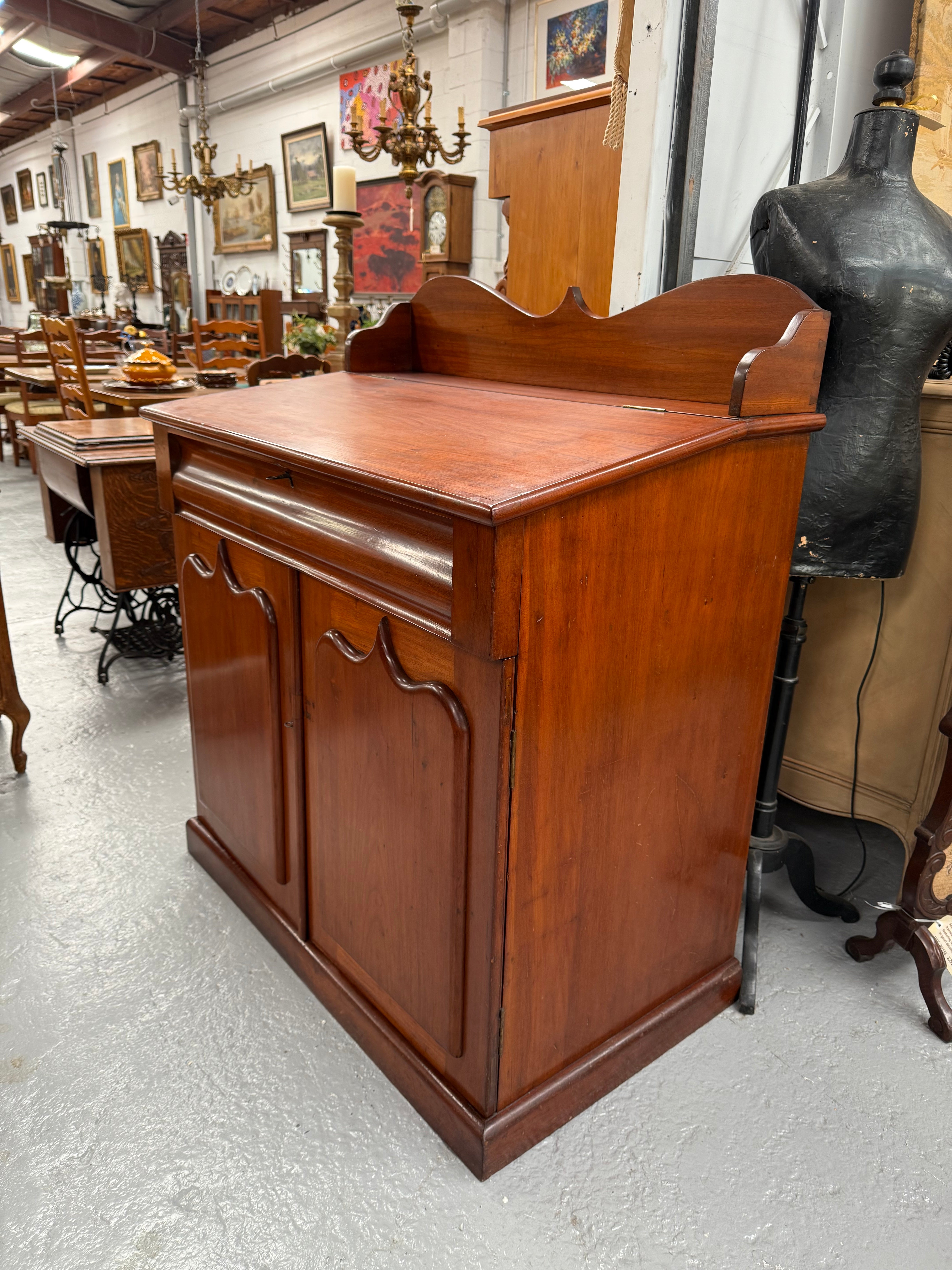 Australian Colonial Cedar Post Masters Desk | Antique & Vintage | Moonee Ponds Antiques | Australia Wide Delivery