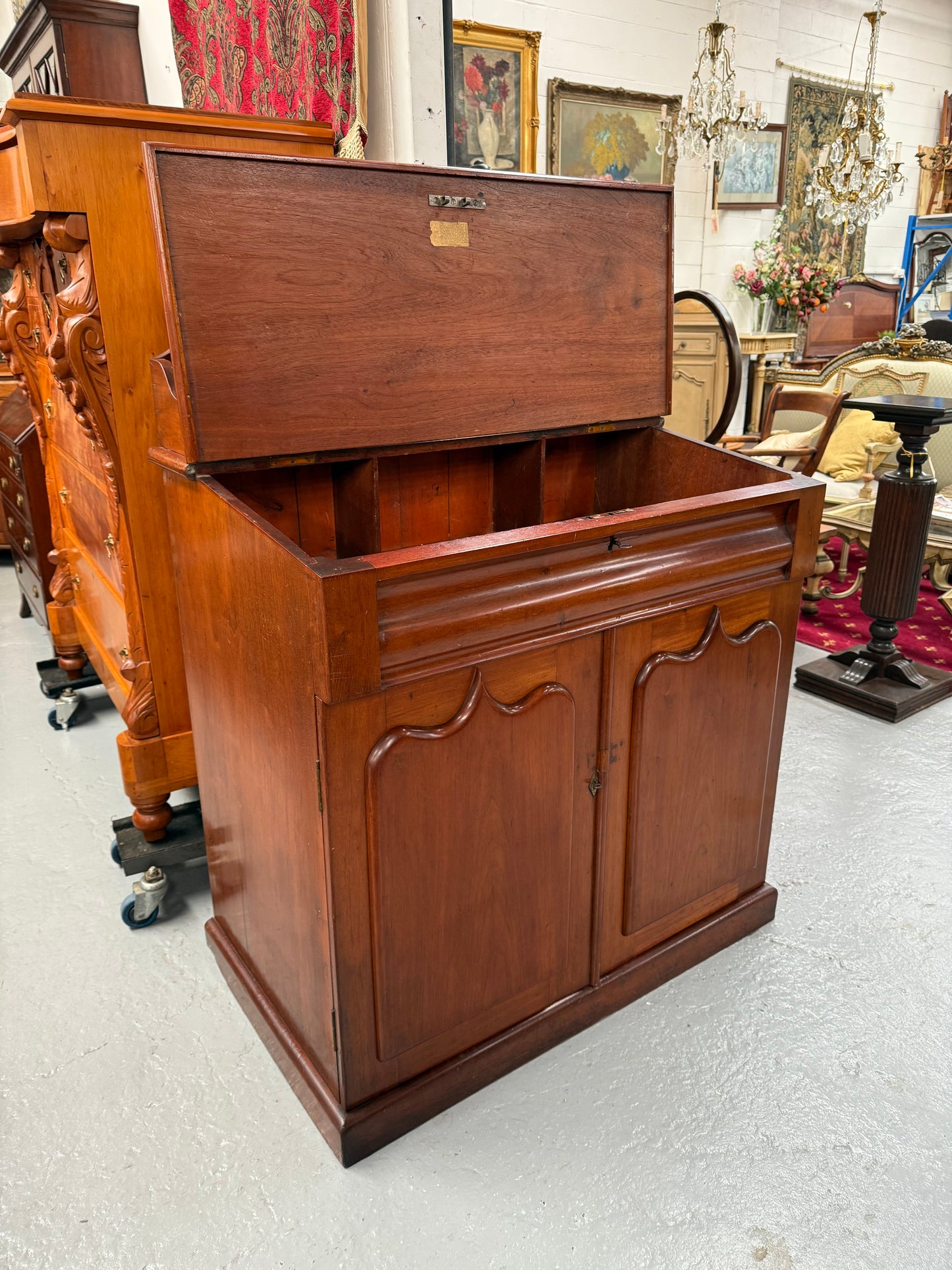 Australian Colonial Cedar Post Masters Desk