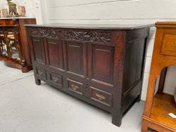 18th Century Oak Mule Trunk | Antique & Vintage | Moonee Ponds Antiques | Australia Wide Delivery