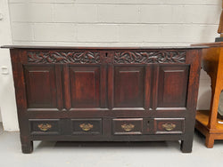 18th Century Oak Mule Trunk | Antique & Vintage | Moonee Ponds Antiques | Australia Wide Delivery