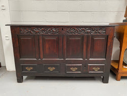 18th Century Oak Mule Trunk | Antique & Vintage | Moonee Ponds Antiques | Australia Wide Delivery