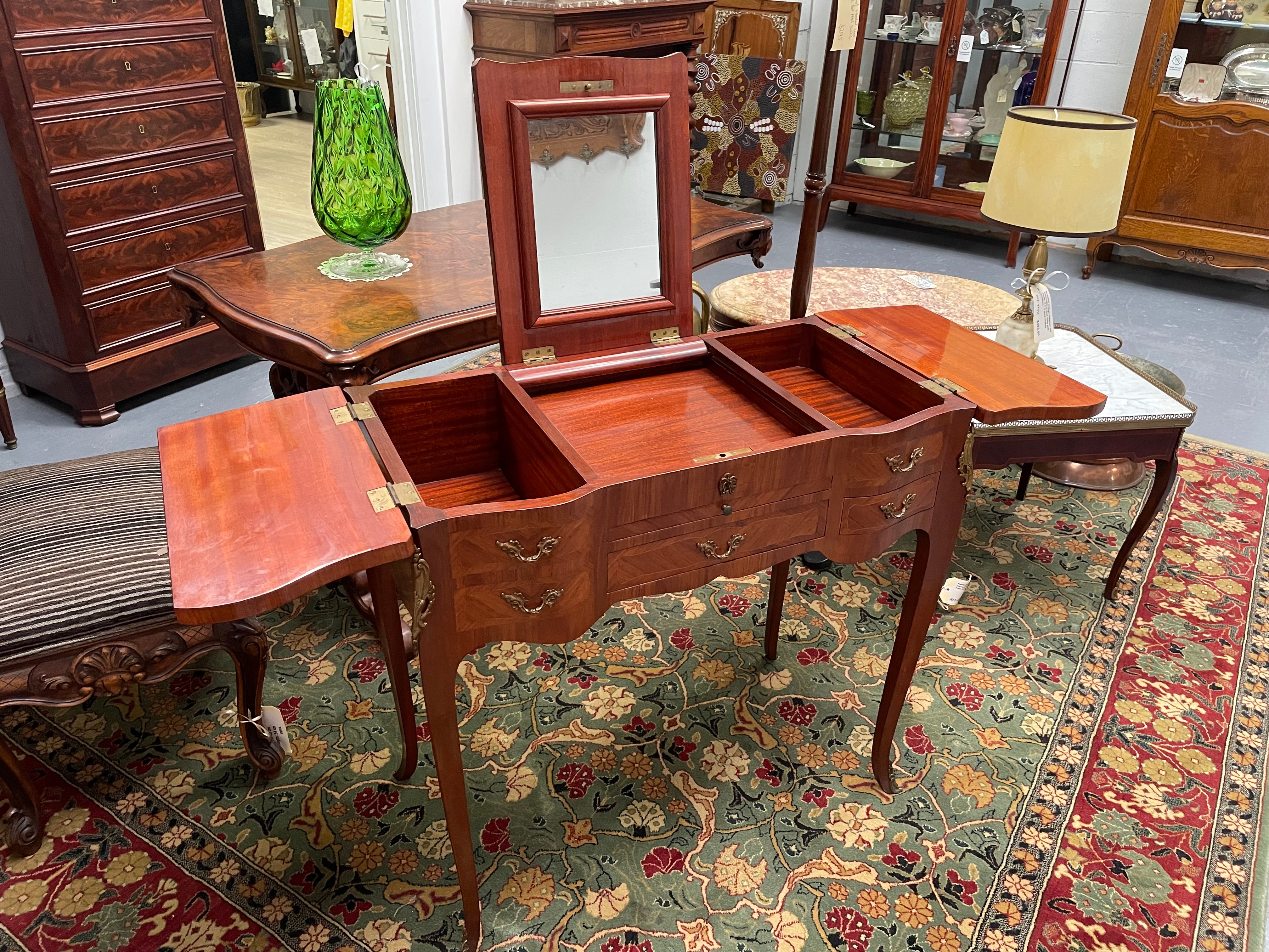 Early 20th Century French Louis XV Style Lady's Dressing Table "Poudreuse" | Antique & Vintage | Moonee Ponds Antiques | Australia Wide Delivery