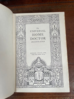 "The Universal Home Doctor Book" | Antique & Vintage | Moonee Ponds Antiques | Australia Wide Delivery