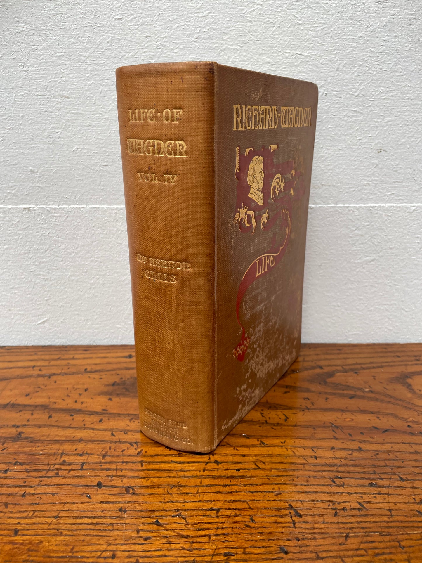 Antique book "Life Of Wagner Vol IV"