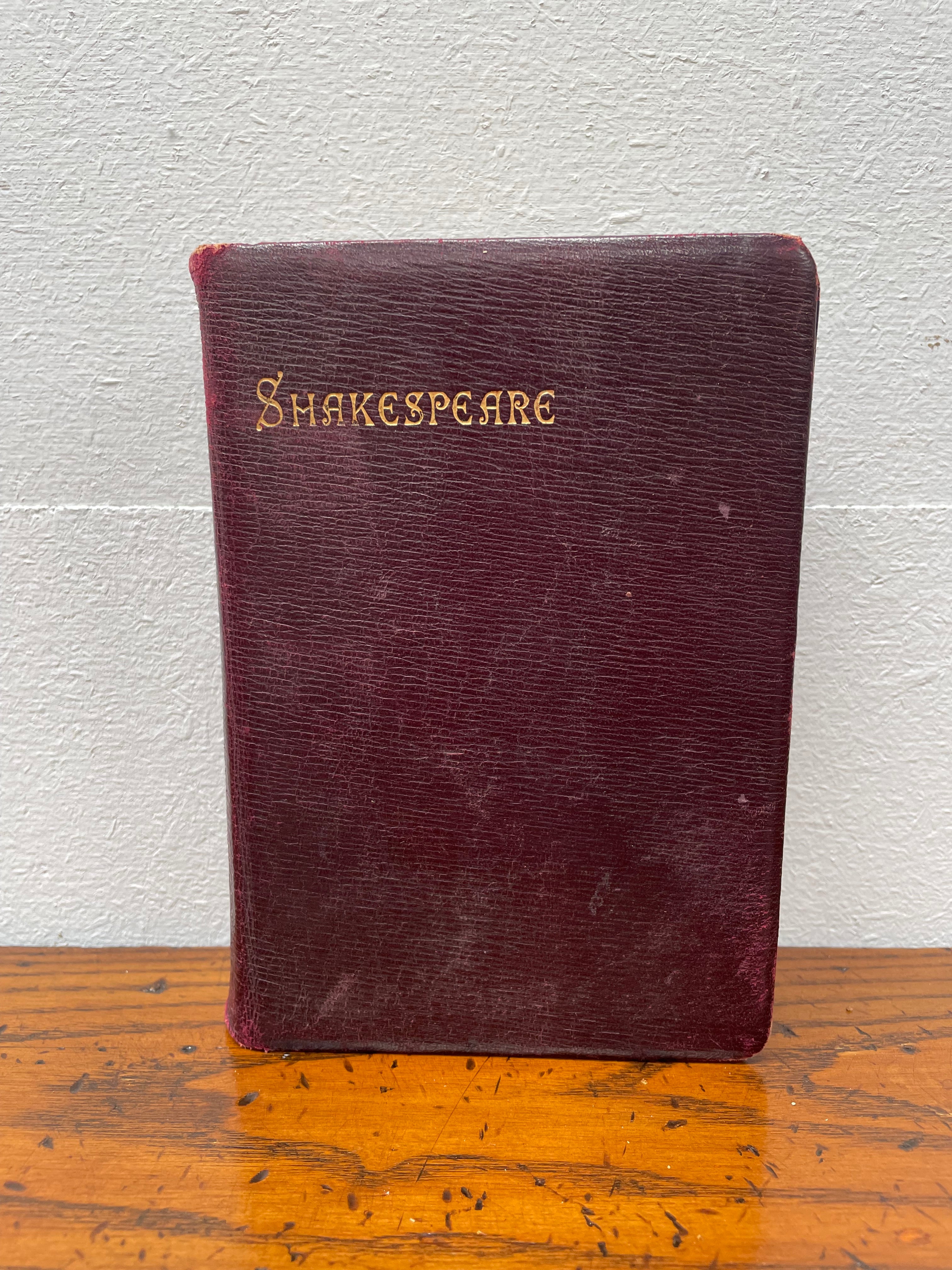 "The works of William Shakespeare" Antique Book | Antique & Vintage | Moonee Ponds Antiques | Australia Wide Delivery