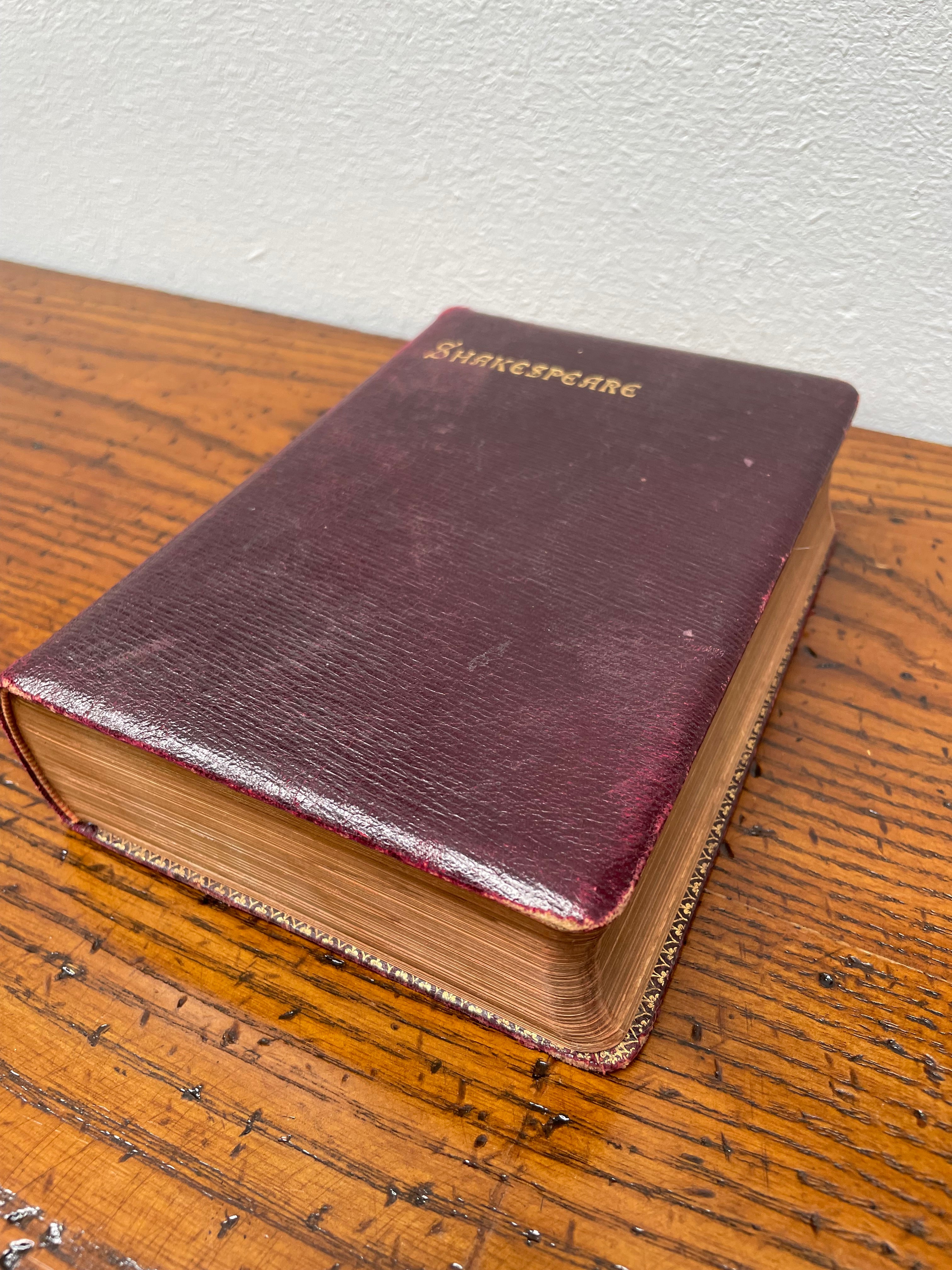 "The works of William Shakespeare" Antique Book | Antique & Vintage | Moonee Ponds Antiques | Australia Wide Delivery