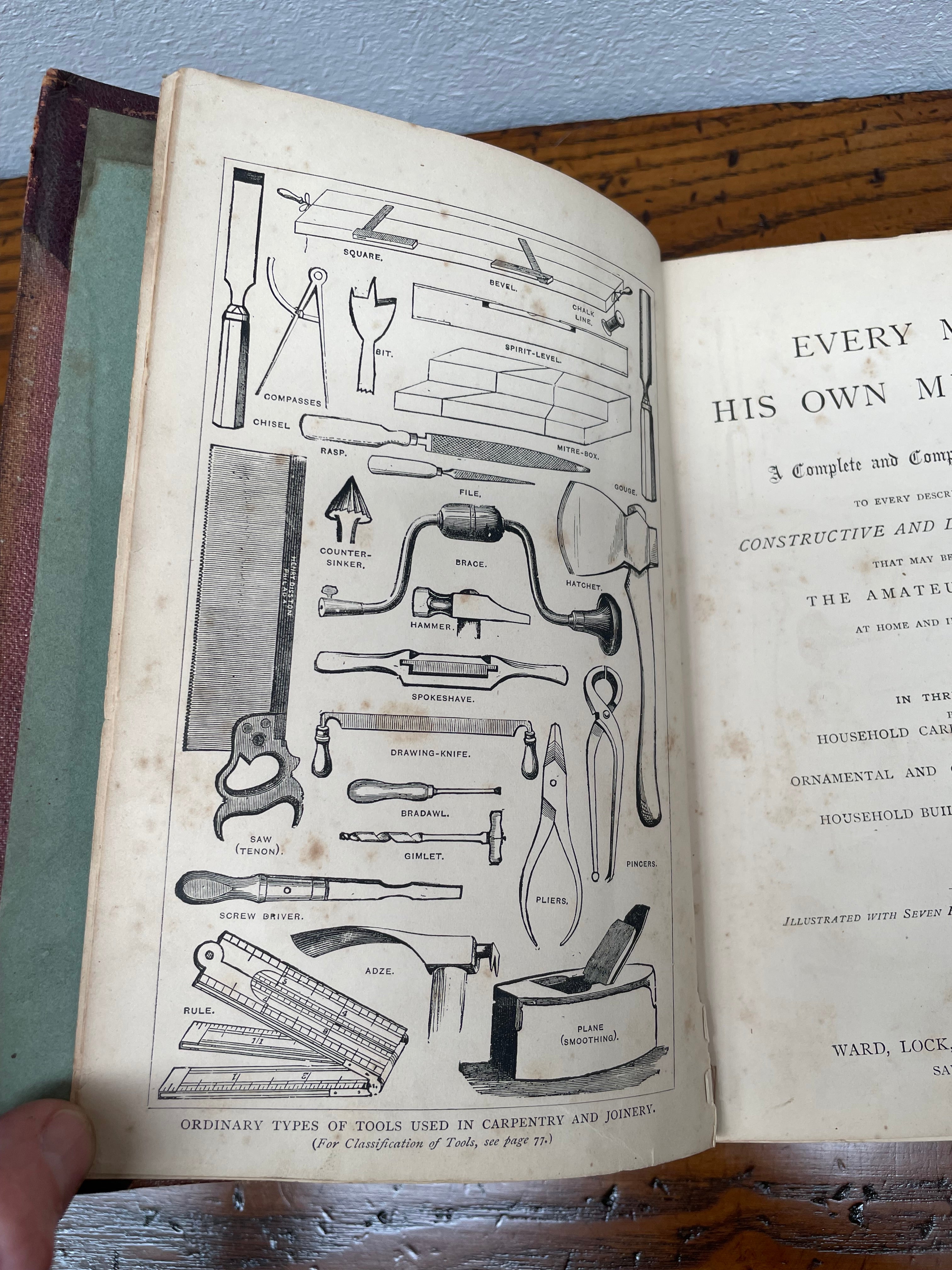 "Every Man His Own Mechanic Book" | Antique & Vintage | Moonee Ponds Antiques | Australia Wide Delivery