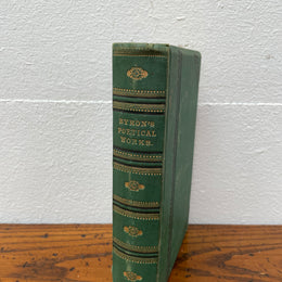 Antique book "Byron's Poetical Works" Lord Byron. Book is in good condition for age with gold edges to pages.