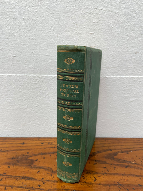 Antique book "Byron's Poetical Works" Lord Byron. Book is in good condition for age with gold edges to pages.