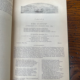 Antique Book "Burn's Poetical Works"