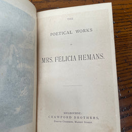 Antique Book "Herman's Poetical Works"