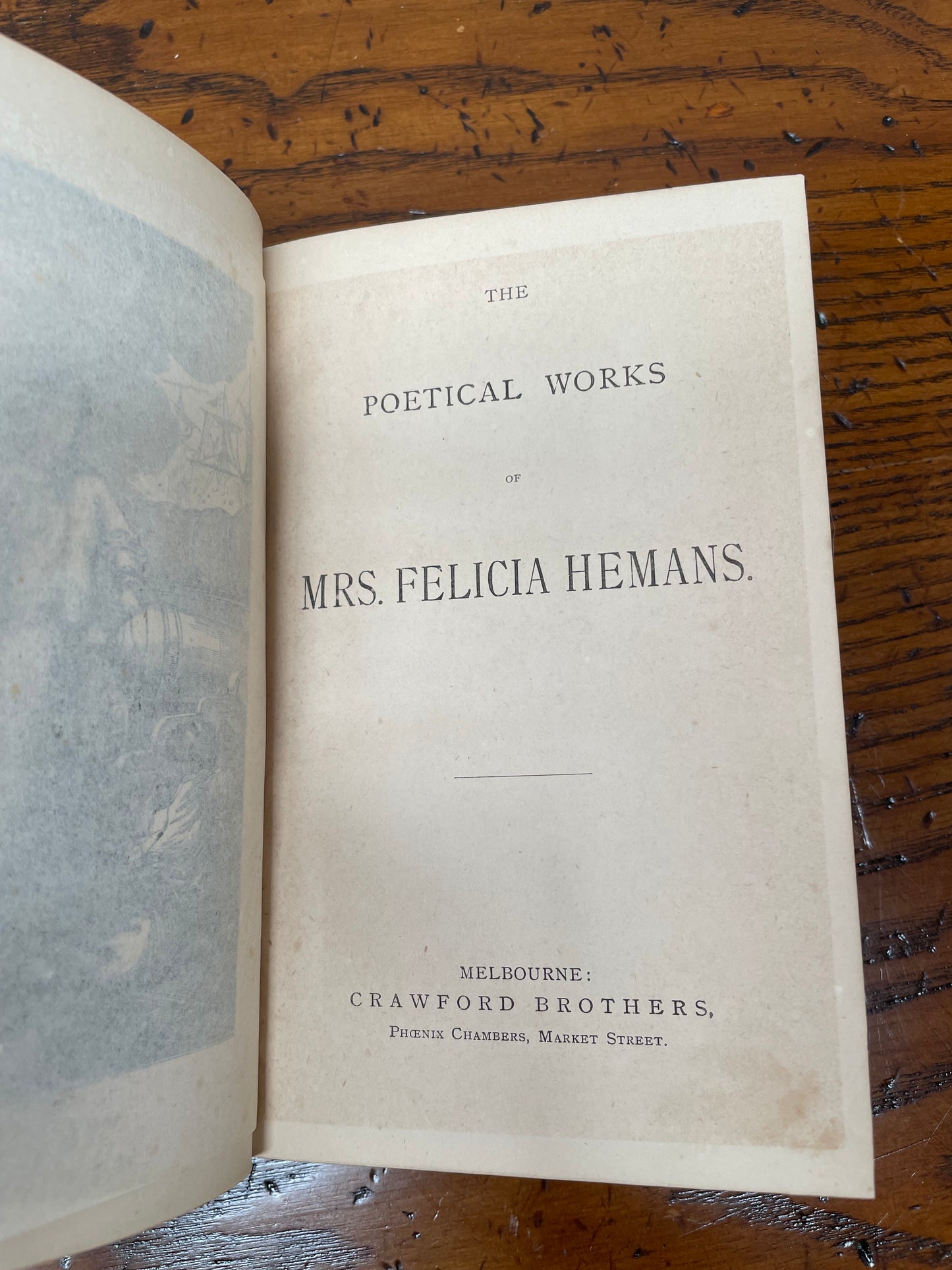 Antique Book "Herman's Poetical Works"