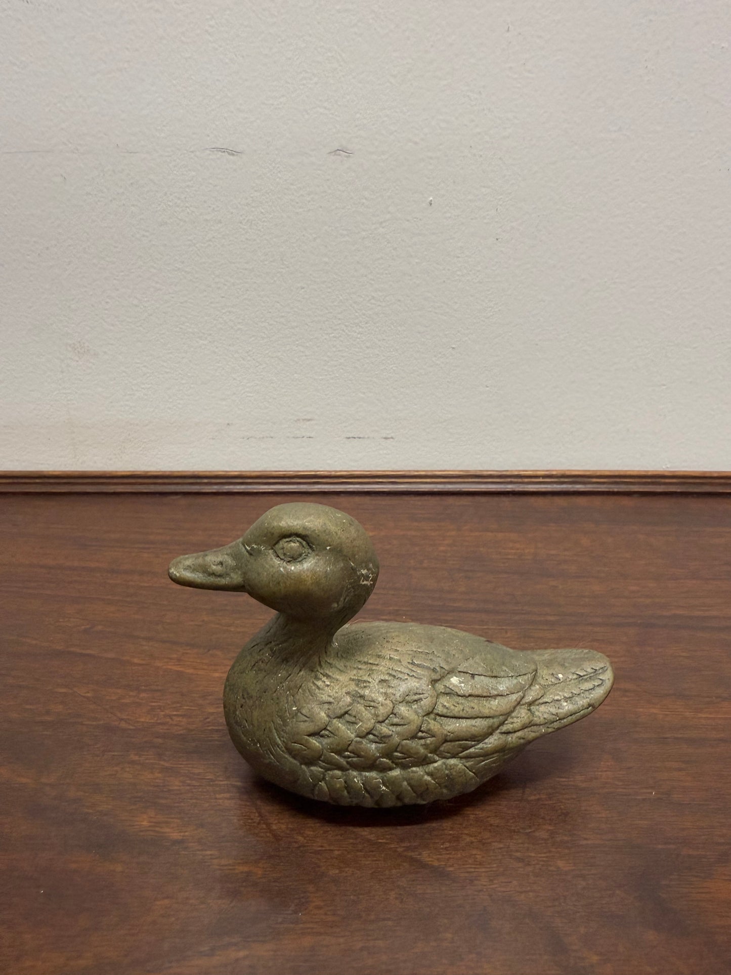Vintage Bronze Duck