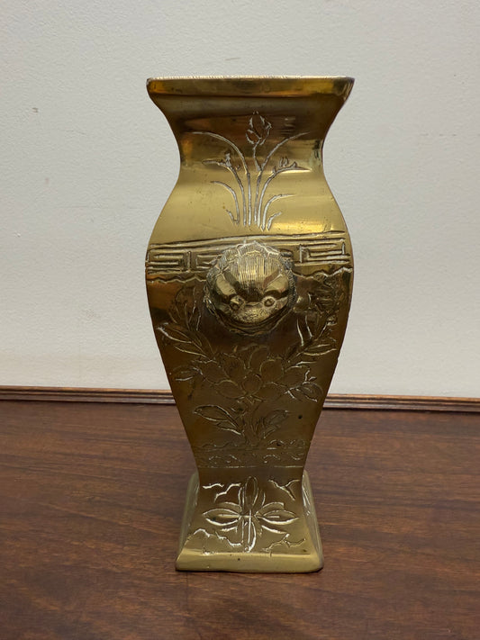 Antique Brass Chinese Vase