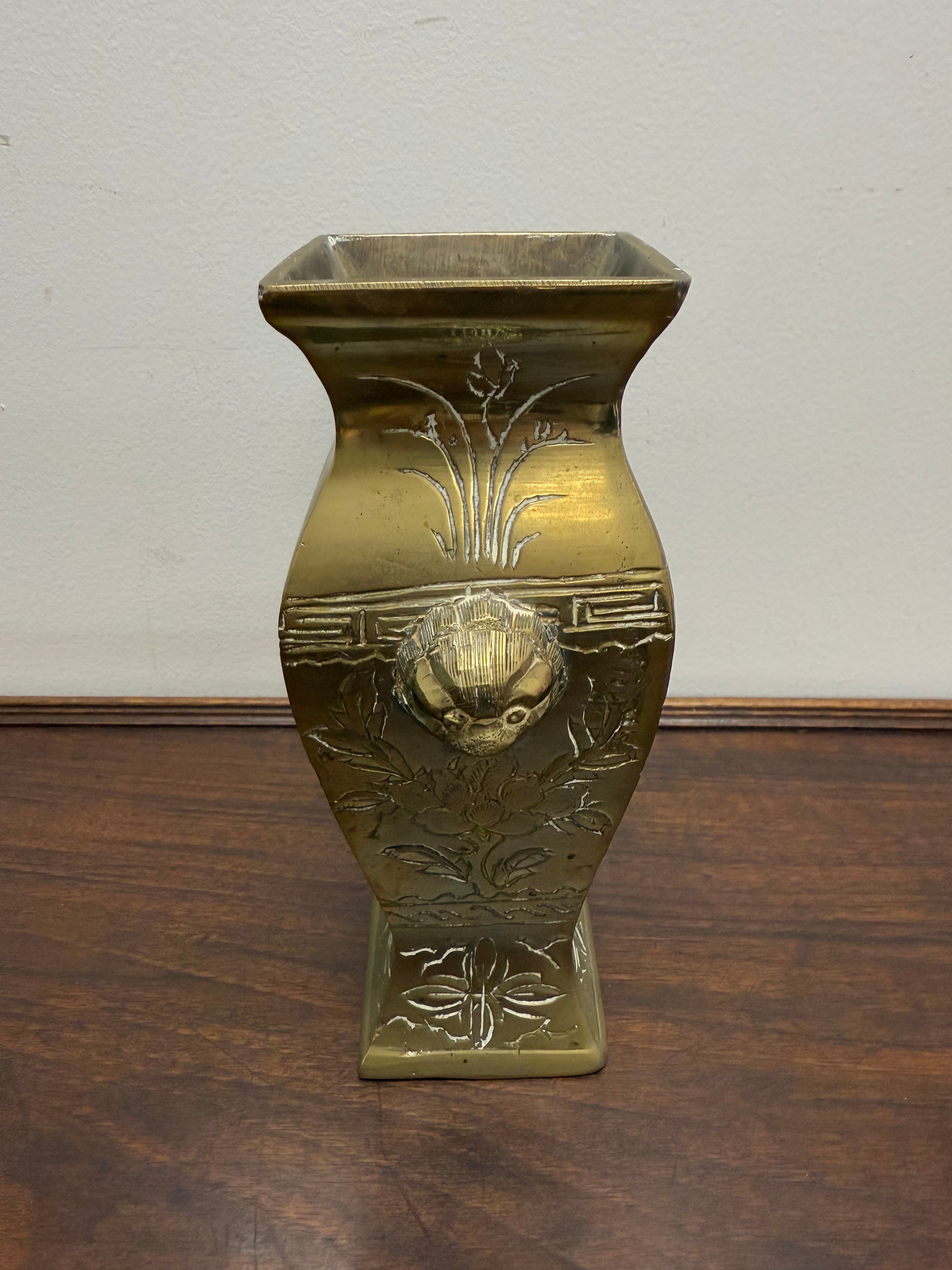 Antique Brass Chinese Vase | Antique & Vintage | Moonee Ponds Antiques | Australia Wide