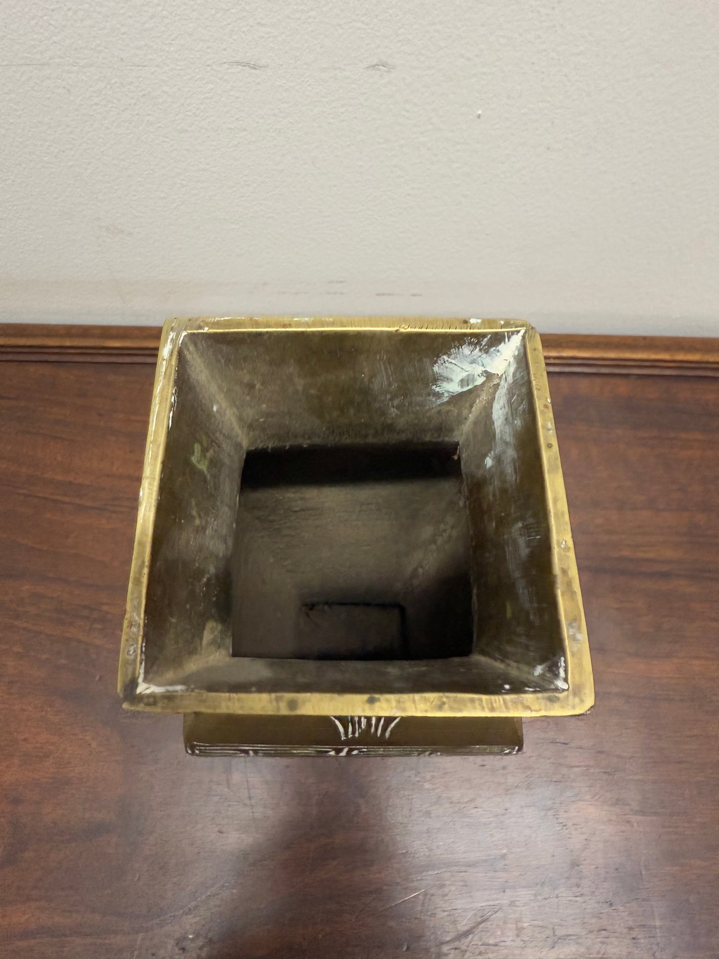 Antique Brass Chinese Vase