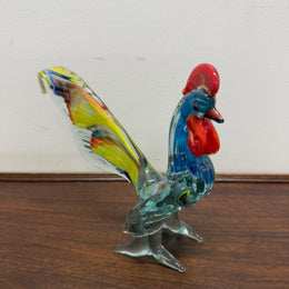 Vintage Murano Glass Multi-Coloured Rooster