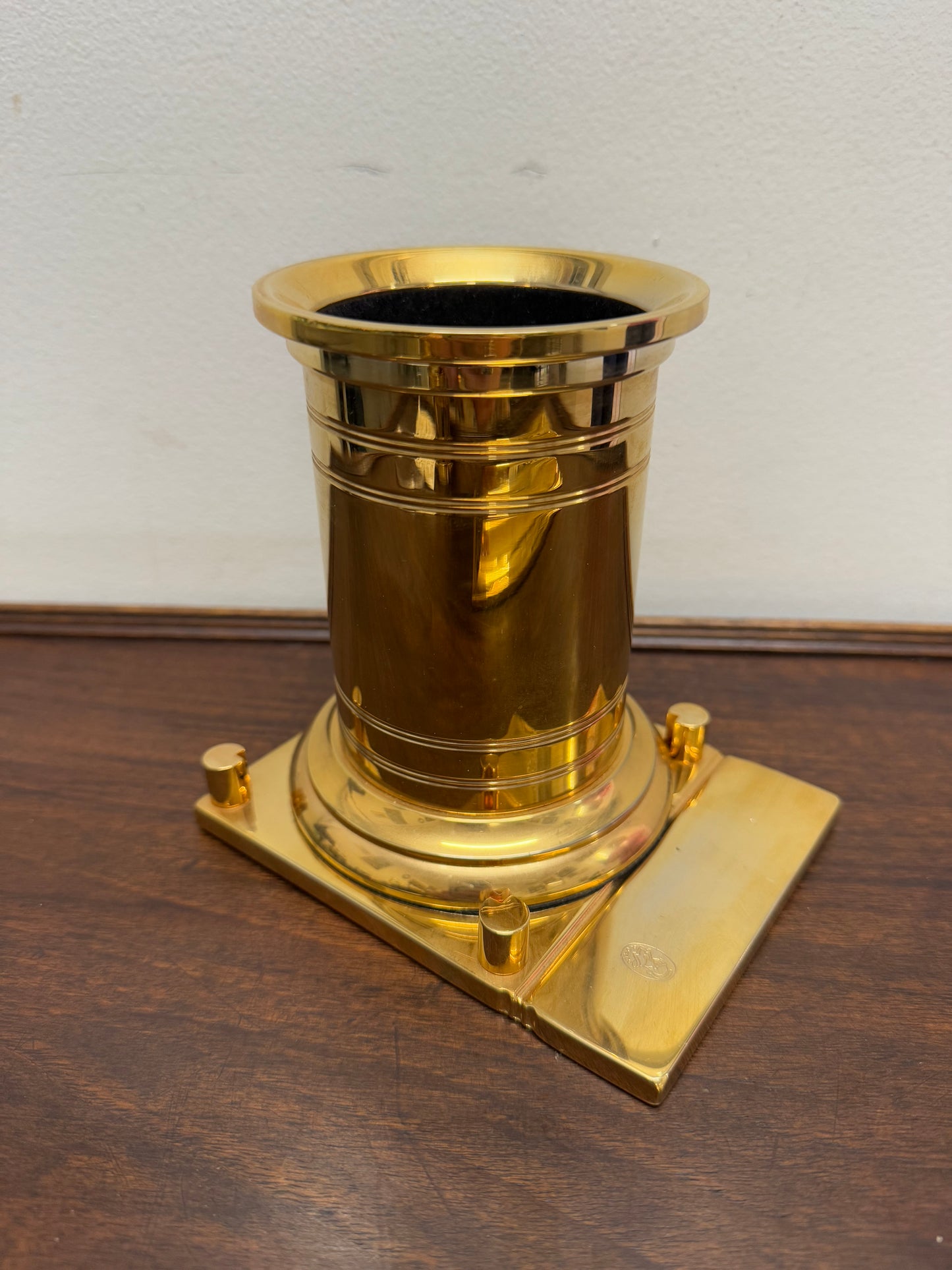 Vintage El Casco 23K gold Plated 4 Pce Desk Set