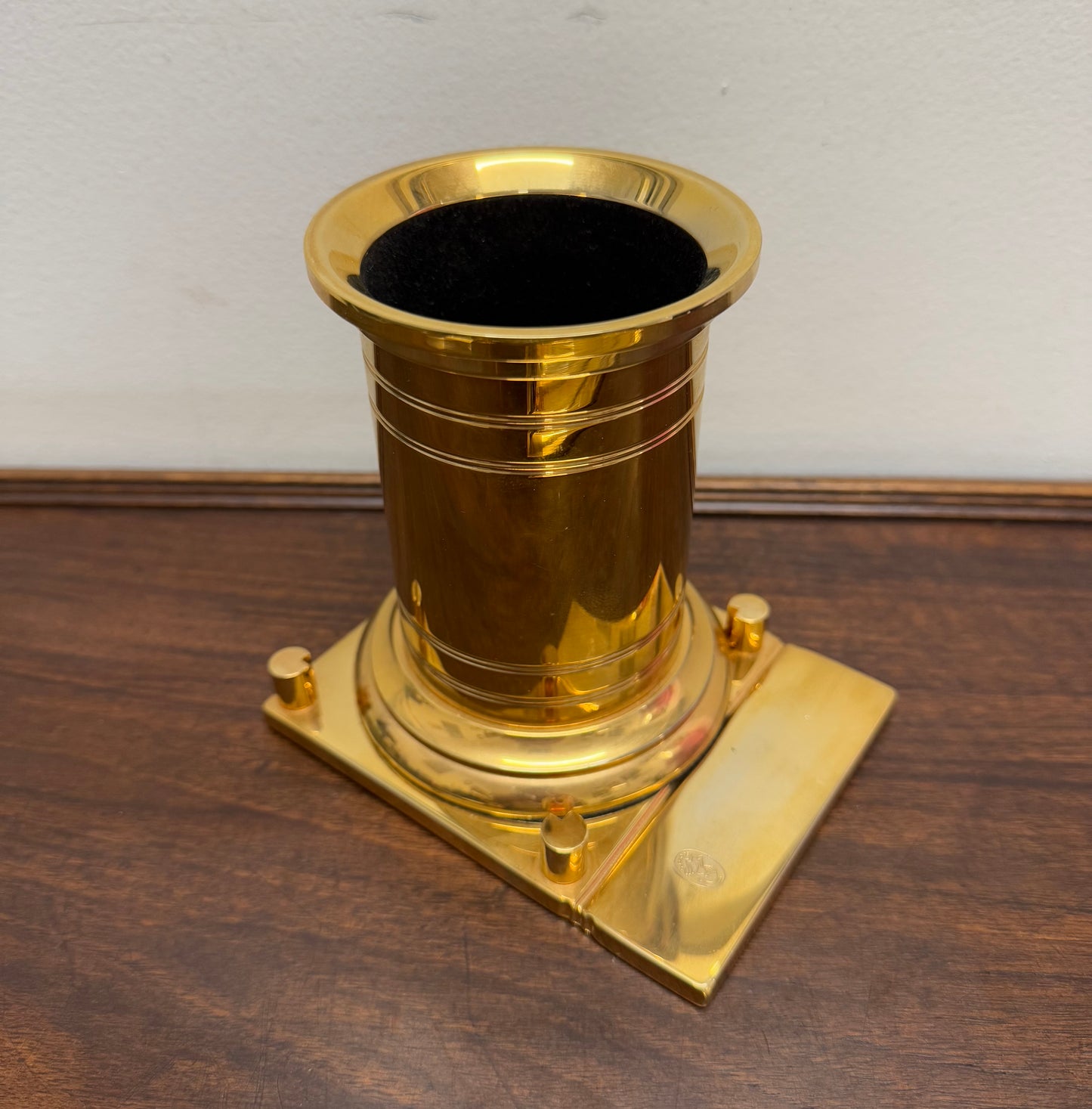 Vintage El Casco 23K gold Plated 4 Pce Desk Set