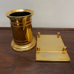 Vintage El Casco 23K gold Plated 4 Pce Desk Set