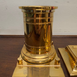 Vintage El Casco 23K gold Plated 4 Pce Desk Set