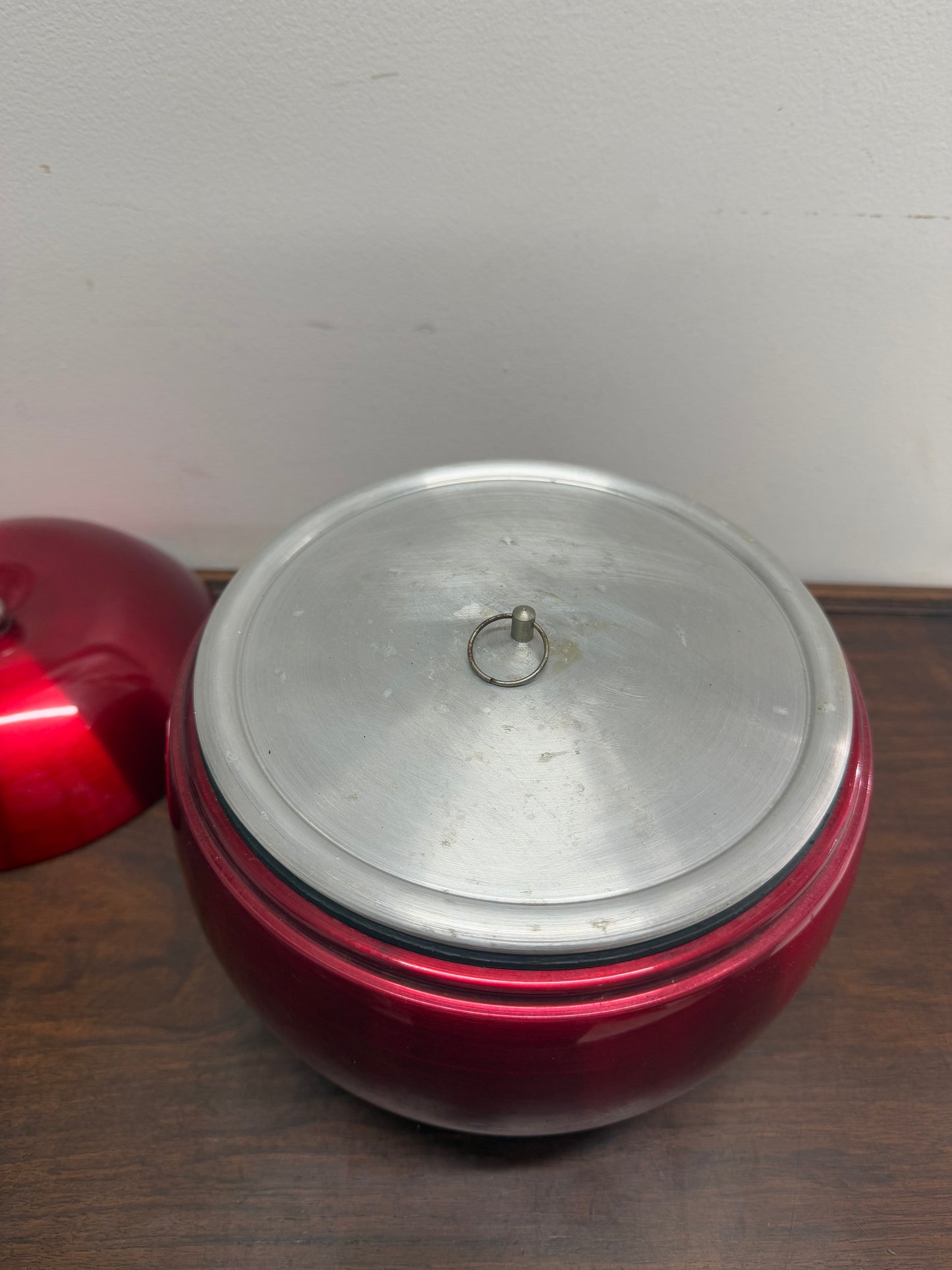 Vintage Mid Century Modern Apple Ice Bucket