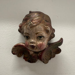Vintage Cherub Wall Plaque