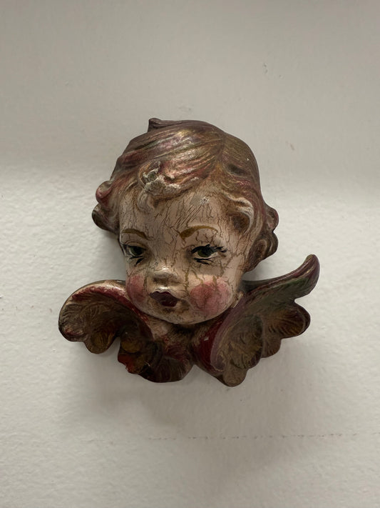 Vintage Cherub Wall Plaque