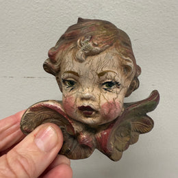 Vintage Cherub Wall Plaque