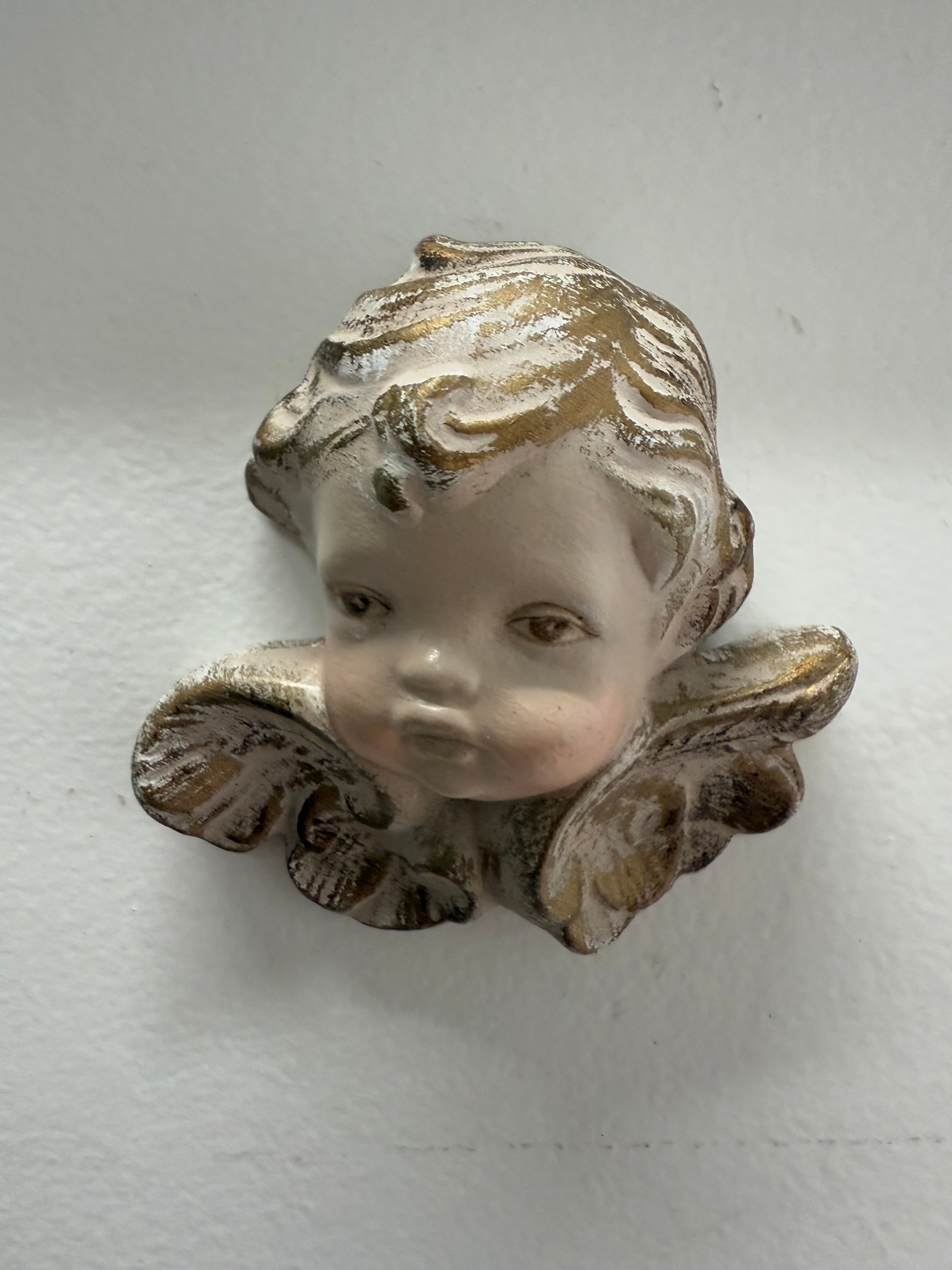 Vintage Signed Cherub Wall Plaque | Antique & Vintage | Moonee Ponds Antiques | Australia Wide Delivery