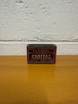 Antique Safety Match Box Featuring Norwegian Advertising | Antique & Vintage | Moonee Ponds Antiques | Australia Wide Delivery