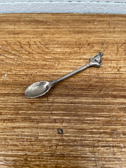 Australian Silver Kangaroo Finial Salt Spoon | Antique & Vintage | Moonee Ponds Antiques | Australia Wide Delivery