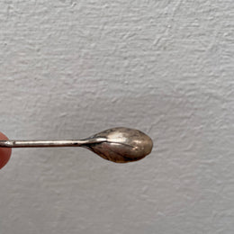 Australian Silver Kangaroo Finial Salt Spoon