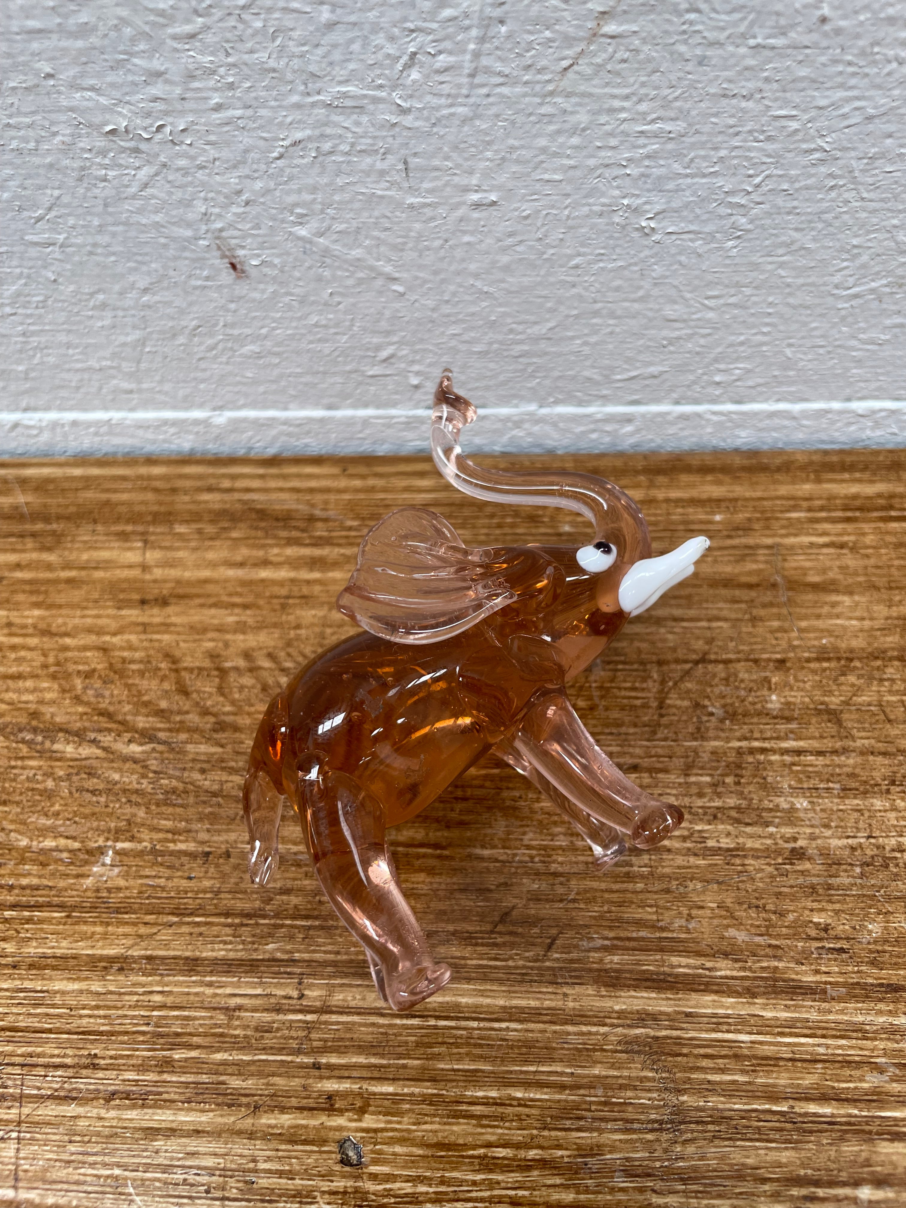 Vintage Art Glass Elephant Figure | Antique & Vintage | Moonee Ponds Antiques | Australia Wide Delivery