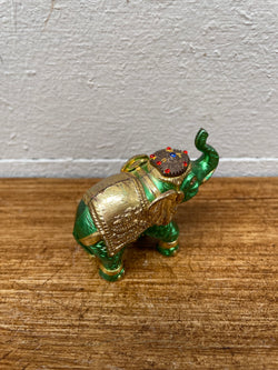 Vintage Jeweled Metal Elephant Figure | Antique & Vintage | Moonee Ponds Antiques | Australia Wide Delivery